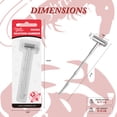 thumbnail image 6 of Creole Feast CH1001 Stainless Steel Crab or Lobster Mallet, Seafood Hammer, Solid Seafood Shellfish Cracker Tool, 6-Inch, Silver, 1 Pc, 6 of 8