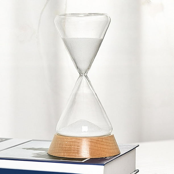 Nordic Hourglass Sand Timer 15 Minutes Artwork for Bedroom Office Decoration  
