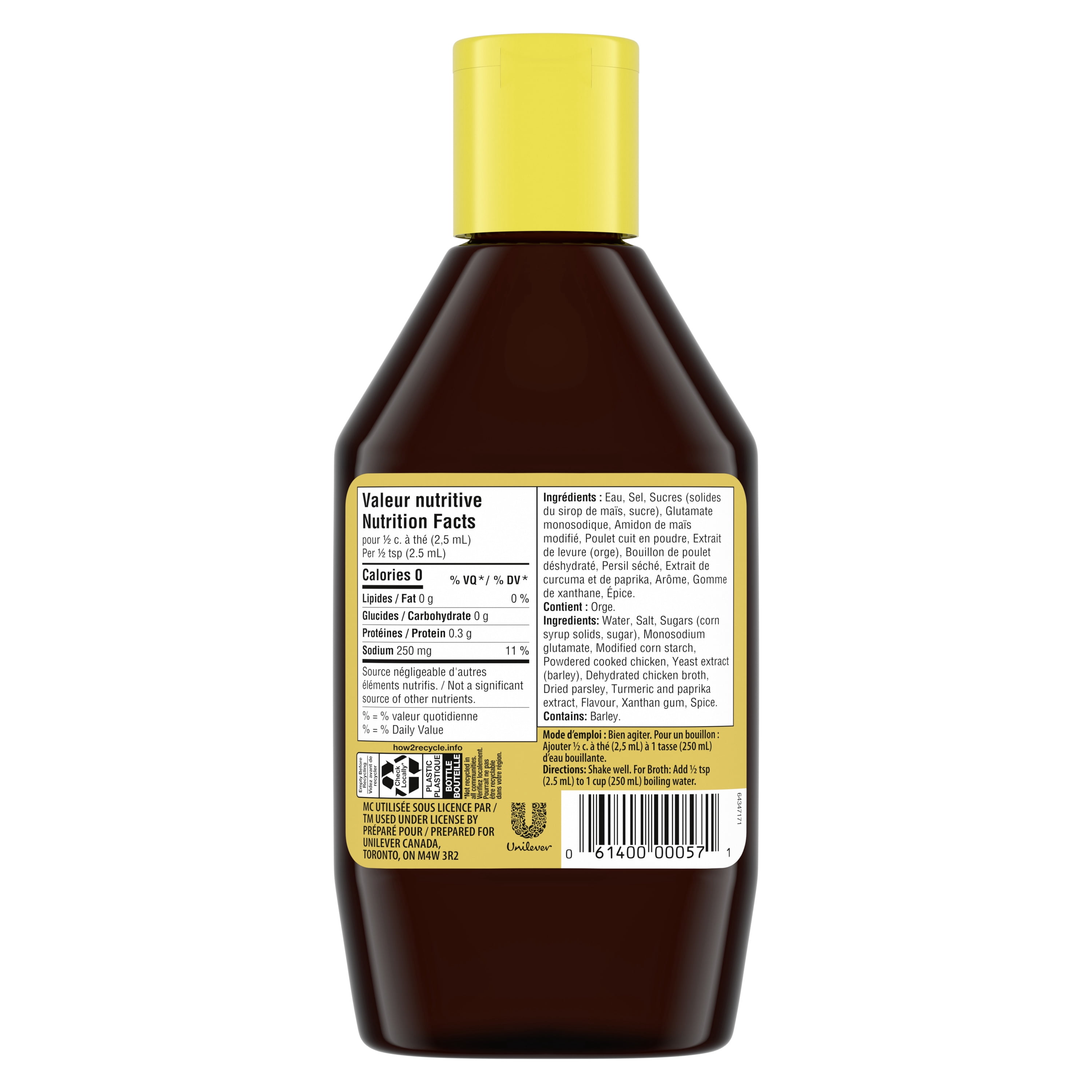 Bovril Liquid Chicken Bouillon, Concentrated Broth, 250 ml bottle