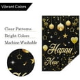 thumbnail image 4 of Happy New Year Garden Flag Double Sided Balloon Party 12x18 Inch Small Burlap Welcome Winter Holiday Yard Outdoor Flag Outside Home Decoration (Only Flag), 4 of 6