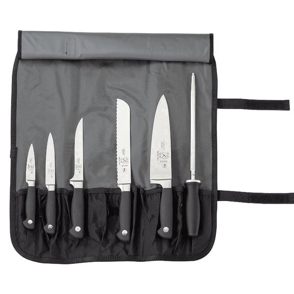 Mercer Cutlery Forged Knife Roll Set,7 Piece Set M21800
