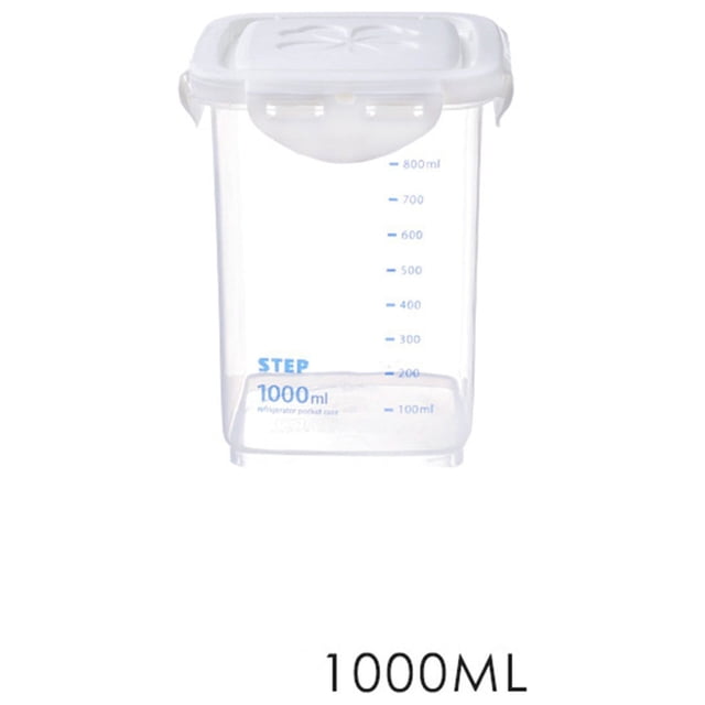 Cqxid Home Textile Storage Under $5 Kitchen Storage Box Sealing Food Preservation Plastic Fresh Pot Container