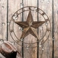 thumbnail image 3 of Western Shower Curtain, Western Texas Star Horseshoes Shower Curtain for Bathroom, Cowboy Hat Riding Boots Shower Curtains Rustic Wooden Board Farmhouse Barn Door Bathroom Curtain with Hooks (70X70), 3 of 5