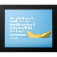 thumbnail image 2 of ArtsyQuotes 18x15 Black Modern Framed Museum Art Print Titled - Artsy Quotes Quote: The Best Adventure Ever, 2 of 5