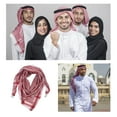 thumbnail image 4 of SIEYIO Arab Hijab Head Scarf Shemagh Scarf Arabian Dubai Headscarf Ethnic Head Covering, 4 of 9