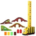thumbnail image 2 of Kids Block Train Set Creative Electric Block Stacking Toy Automatic Train Toy, 2 of 10