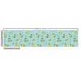 thumbnail image 3 of Ambesonne Citrus Fabric by the Yard Upholstery, Forget Me Not Flowers Lemons, 2 Yards, Earth Yellow Reseda Green, 3 of 5