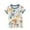 F-Light Blue, variant on Zwiiyzr 6M-6Y Unisex Baby and Toddler Matching Pajamas Boys' Girls' Casual Round Neck Short Sleeve Tops Botton Printed Short Pants Pajamas Sleepwear Sets White