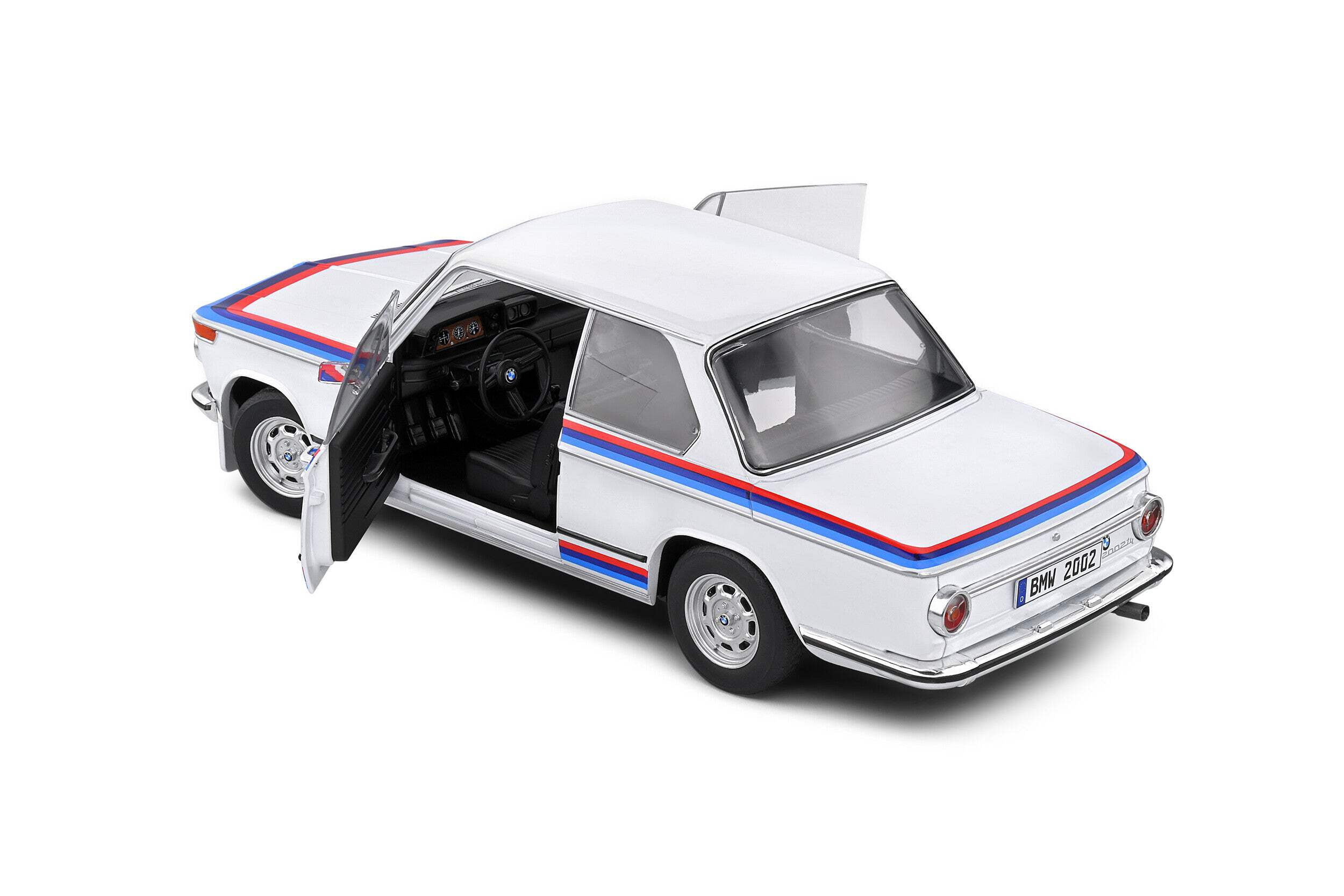 Solido BMW 2002 Tii Turbo Evocation Diecast Model Car 1:18 Scale White