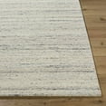 thumbnail image 3 of Hauteloom Capote Capote Modern Hand Tufted Natural Fiber Wool Area Rug - Contemporary Abstract Solid Color Carpet for Living Room, Bedroom, Dining Room - Ivory, Gray, Charcoal - 5' x 7'6", 3 of 6