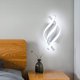 thumbnail image 4 of Aplique de Pared LED Moderno en Espiral, 28 W, Luz Fría para Interiores, Ideal para Dormitorio y Baño., 4 of 5
