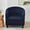 Dark Blue, variant on Solid Color Stretch Sofa Slipcover Loveseat Cushion with Arms and Seat Chair Covers Armchair Slipcovers for Bedroom Living Room Red