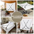 thumbnail image 6 of Ice Hockey Small Tapestry for Bedroom Wall Hanging Tapestry, Modern Minimalist Ball Sports Game Art Ceiling Backdrop Tapestries Poster Blanket Wall Decor for Teens Room Living Room Dorm 23" x 28", 6 of 8