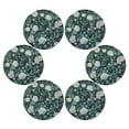 thumbnail image 6 of WOBOGO Eucalyptus Leaves Pattern Round Placemats Set of 1 Heat Resistant Washable Kitchen Table Decorations 15.4in, 6 of 7