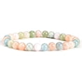 thumbnail image 1 of GHSDFBB | Small, Medium, Large Sizes | Gemstone Beaded Stretch Bracelet | 6mm Round Beads, 1 of 6