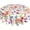 Multicolor Floral, variant on Spring Summer Floral Round Tablecloth 60 Inch Flower Table Clothes Multicolor Rustic Reusable Circle Table Cover for Picnic Party Dining Room Home Indoor Outdoor Decor