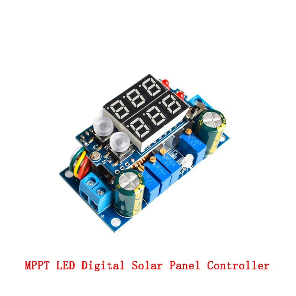MPPT 5A Solar Controller DC-DC Step-down Module Digital CC/CV Battery Charging 