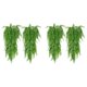 thumbnail image 1 of Paquete de 4 plantas colgantes artificiales hojas de hiedra rata para interior al aire libre, hogar R, 1 of 5