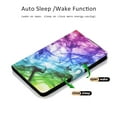 thumbnail image 2 of Fire 7 Case 2015, Fire 7 Case 2017, Allytech Ultra Slim Folio Multi Angle Stand Full Protective Shockproof Girls Kids Cute Case Cover for Amazon Kindle Fire 7 7th 5th Generation Tablet, Purple Mist, 2 of 7