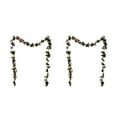 thumbnail image 1 of VONKY Exquisite Simulated Flower Vines Charming And Inviting Atmosphere With These Exquisite Simulated Flower Vines Such Yellow+Dark Pink 45 roses 2Set, 1 of 6