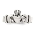 thumbnail image 5 of Sterling Silver Antiqued Claddagh Ring, 5 of 6