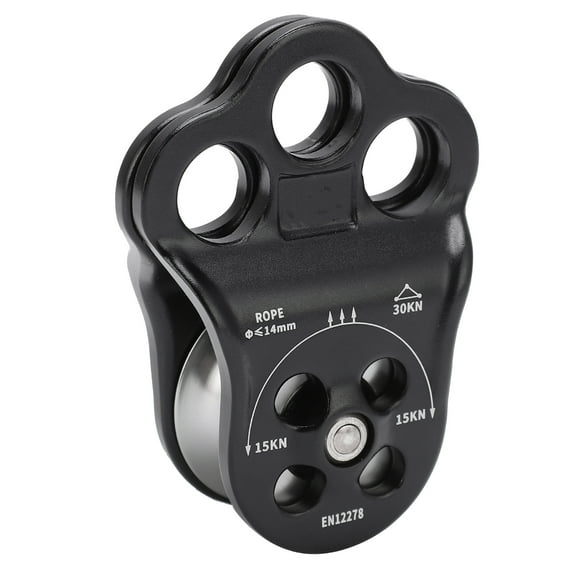 Climber Pulley, Durable Light Weight Strong Oxidation Resistance Hitch Climber Pulley For Rigging For Hauling For Climbing For Outdoor