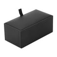 thumbnail image 4 of QccHieUs Cuff Links Gift Box Cufflink Display Box Holder Small Flip Cover Rotating Design Black, 4 of 9