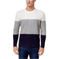 thumbnail image 1 of Club Room Mens Colorblocked Cable Pullover Sweater, Multicoloured, XXX-Large, 1 of 1