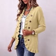 thumbnail image 6 of Szhihuiw Women's Cardigan Sweaters Fall Business Casual Tops Lightweight Long Sleeve Button Up Cardigans Fashion Sweaters for Women Trendy, 6 of 9
