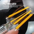 thumbnail image 4 of Bombillas Led Edison Vintage G95 E27, 4w, Blanco Cálido 2200k, Bombilla De Filamento Retro, Equivalente A Una Bombilla Incandescente De 40w, No Regulable, Paquete De 2, 4 of 5