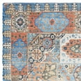 thumbnail image 4 of SAFAVIEH Saffron Leighton Border Cotton Area Rug, Orange/Blue, 3' x 5', 4 of 6