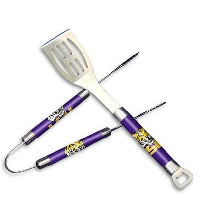 NCAA LSU Tigers 2-Piece Grill Set