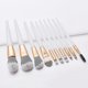 thumbnail image 2 of 10 Makeup Brushes Set Pattern Foundation Brush Eye Shadow Brush Eyelash Brush Makeup Tool, 2 of 4