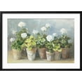 thumbnail image 2 of Art.com White Geraniums Art Print by Danhui Nai, Black Frame Wall Art, 29" x 21", 2 of 5
