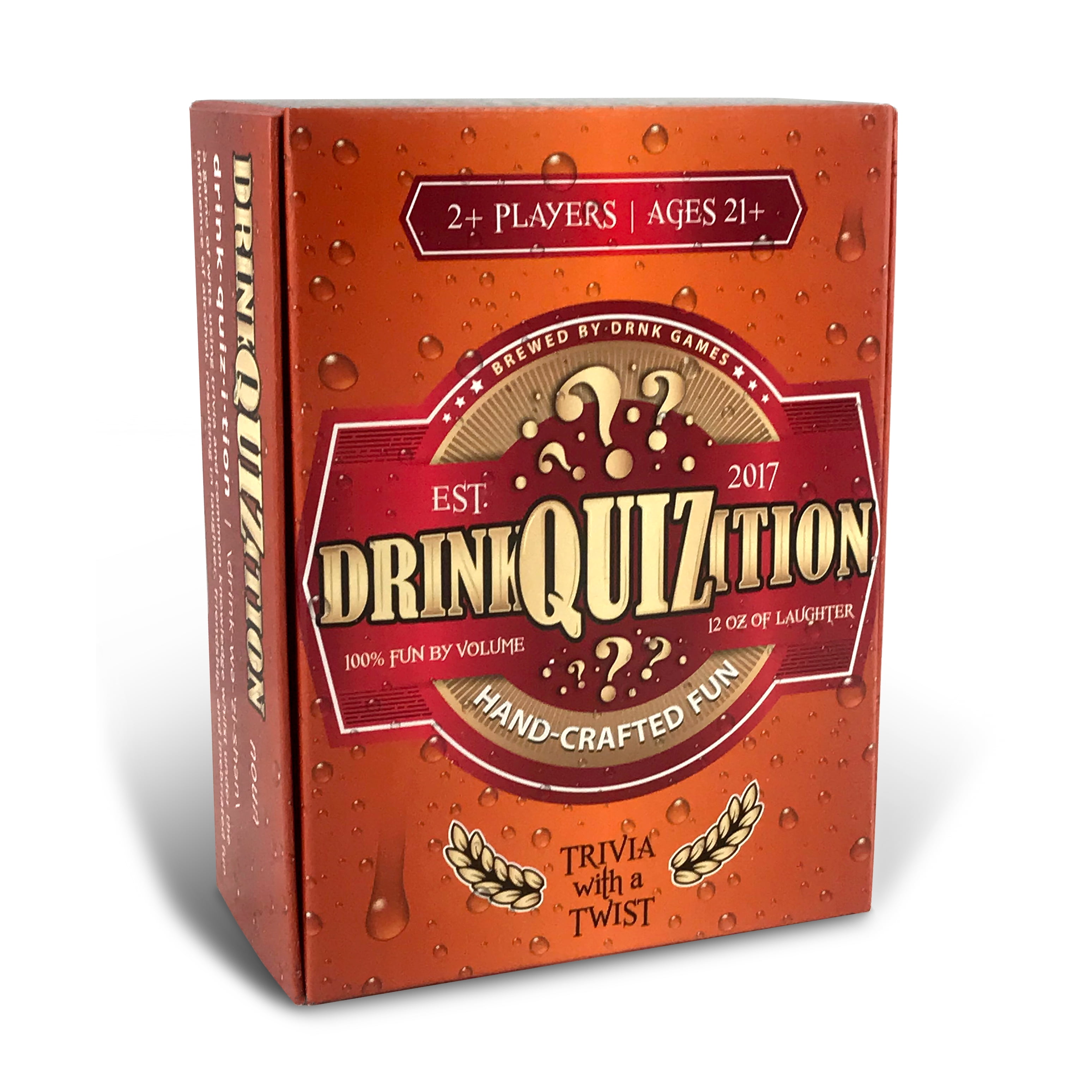 DrinkQuizition Trivia Drinking Game - Fun & Fresh Game for Adult ...