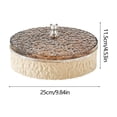 thumbnail image 3 of HongHeng Divided Serving Tray with Lid Snackle Box Charcuterie Container Portable Snack Platters for Candy, Fruits, Nuts, Snacks, for Parties, Entertaining, Picnic, 3 of 7