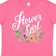 thumbnail image 4 of Inktastic Flower Girl Hand Lettering with Flowers Illustration Girls Toddler T-Shirt, 4 of 5