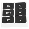thumbnail image 5 of A/C Dash Button Repair Kit Decal Stickers Replacement for A6 C5, 5 of 8