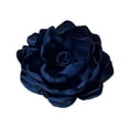 thumbnail image 4 of Broche de satén hecho a mano Fernando Broche de flores Azul profundo 10 cm, 4 of 8