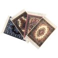 thumbnail image 1 of Posavasos De Alfombra, Juego De 4 Tapetes De Mesa Estilo Alfombra Turca, Accesorios Absorbentes Para Cocina Y Comedor, Protección Contra Derrames Y Goteo, Rectangular, 1 of 5