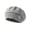 A1-Grey, variant on Women's Knit Beret Hat French Style Winter Warm Slouchy Beanie Hat with Crochet Flower Applique Soft Stretch Vintage Beret Cap for Fall Winter Daily Wear Grey One Size