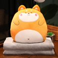 thumbnail image 4 of Kawaii Husky Dinosaur Shiba Inu Duck Plush Blanket Pillow Do, 4 of 5