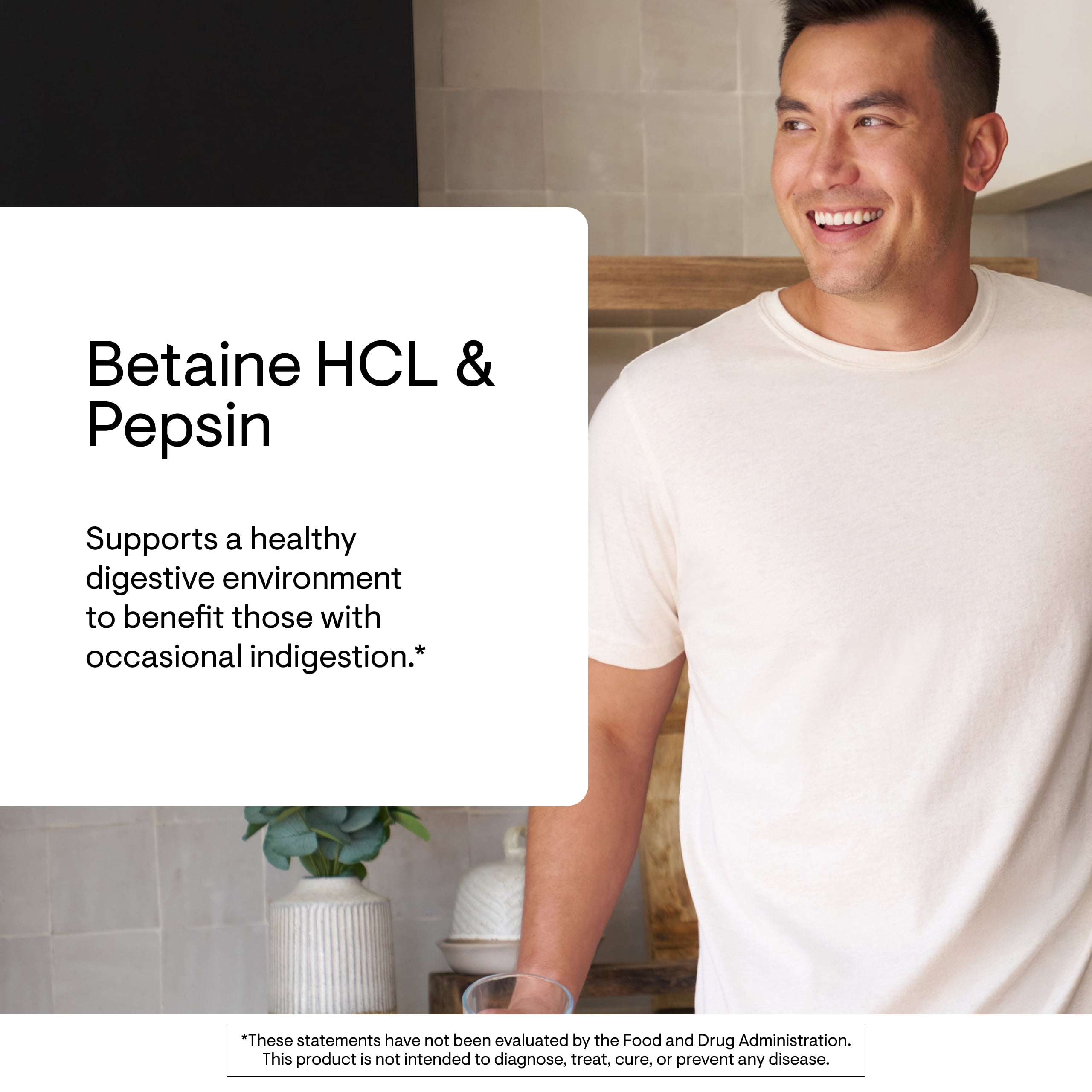 THORNE - Betaine HCL & Pepsin - Digestive Enzymes for Protein Breakdown and Absorption* - 225 Capsules