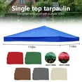 thumbnail image 6 of Replacement Canopy Top Cover for 10'X10' Gazebo, Single Tiers for Outdoor Garden Patio Pavilion, 6 of 6