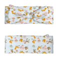 thumbnail image 2 of Wukai Squirrel In The Forest Print Baby Bow Headband for Newborn Infant Baby Toddler Girls, 2 of 5