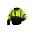 thumbnail image 1 of Pyramex RJ31 Series Class 3 Fleece Bomber Safety Jacket, Lime, 2X-Large, 1 of 3