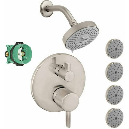 Hansgrohe Ksb04447 27457 77pc Raindance Shower Faucet Kit With 4 Hansgrohe Ksb04447 27457 77pc Raindance Shower Faucet Kit With 4 Body Sprays Pbv Trim
