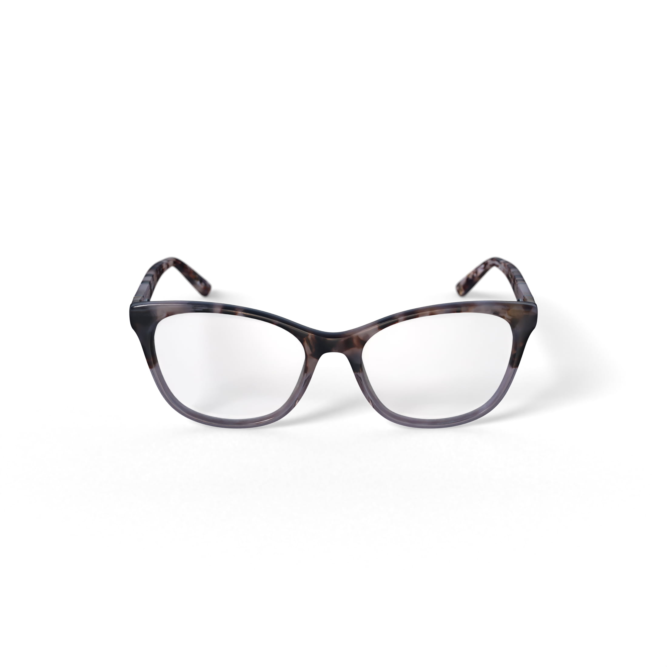 Hurley Womens Kimberly Prescription Eyeglasses with Case, Crystal Nude/Tortoise