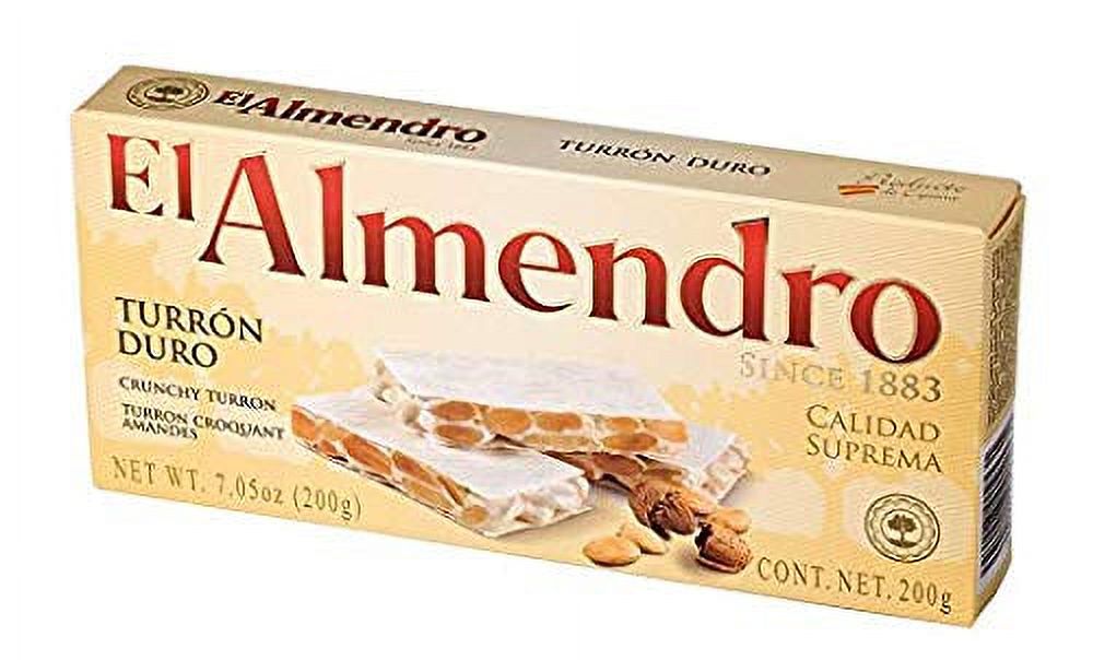 El Almendro Crunchy Almond Turron (3 PACK 7.05oz Each Bar) - image 3 of 3