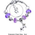 thumbnail image 2 of Unicorn Sparkly Crystal Charm Bracelet Bangle with Gift Box Set for Girl Lady, 2 of 11
